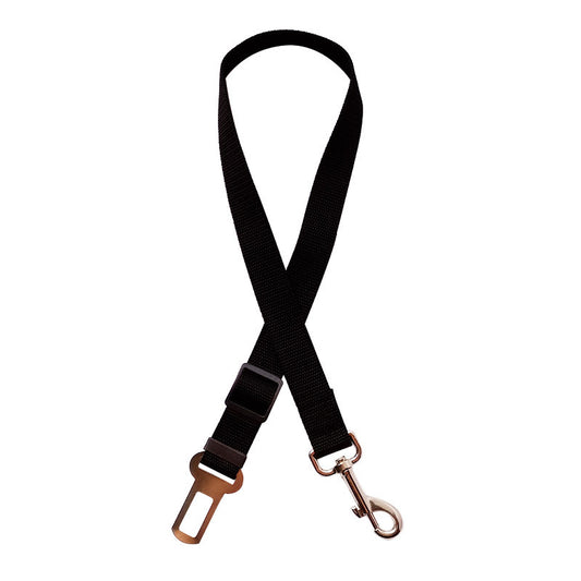 Adjustable Car Seat Belt Clip for Dogs and Cats Negro