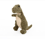 Plush Dinosaur Chew Toy for Dogs Verde