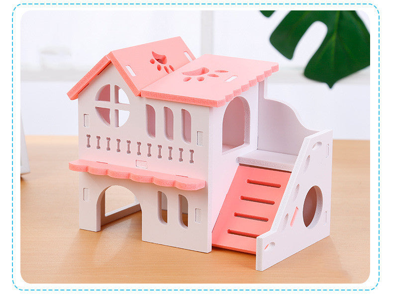 Two-Story Toy House for Hamsters