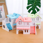 Two-Story Toy House for Hamsters
