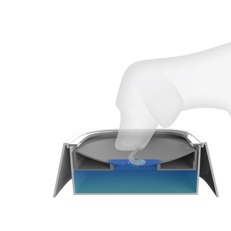 Anti-Spill Floating Water Bowl for Dogs and Cats