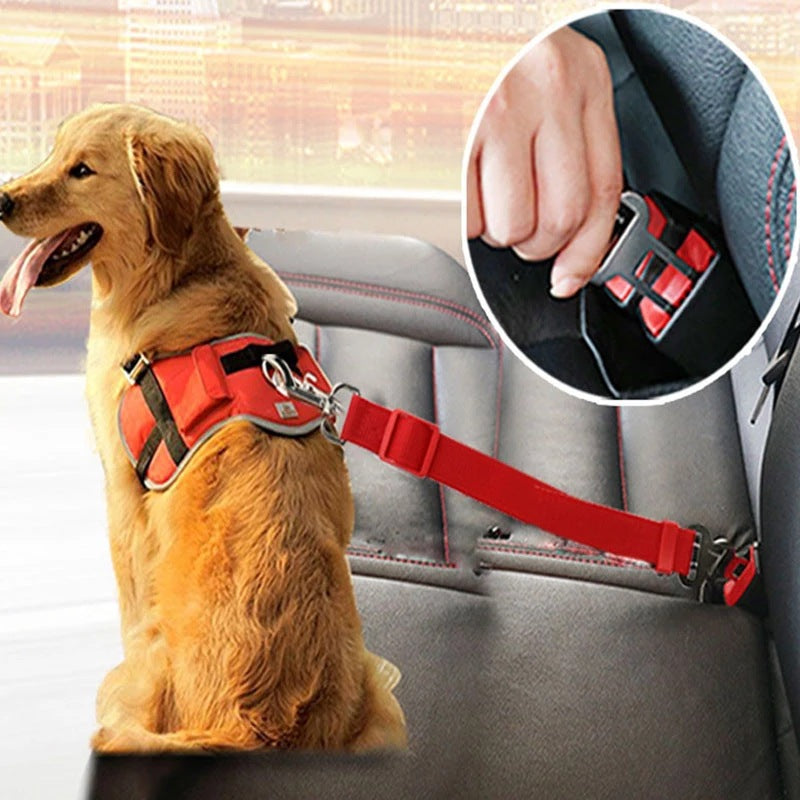 Adjustable Car Seat Belt Clip for Dogs and Cats