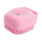 Silicone Bath Massage Brush for Dogs and Cats Verde Menta