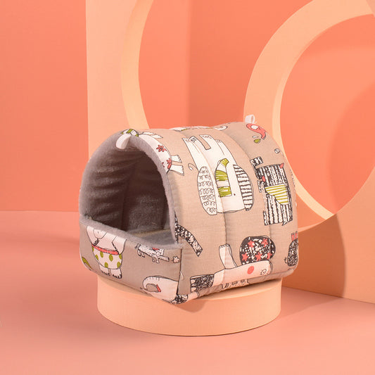 Fabric Cave Hut for Hamsters