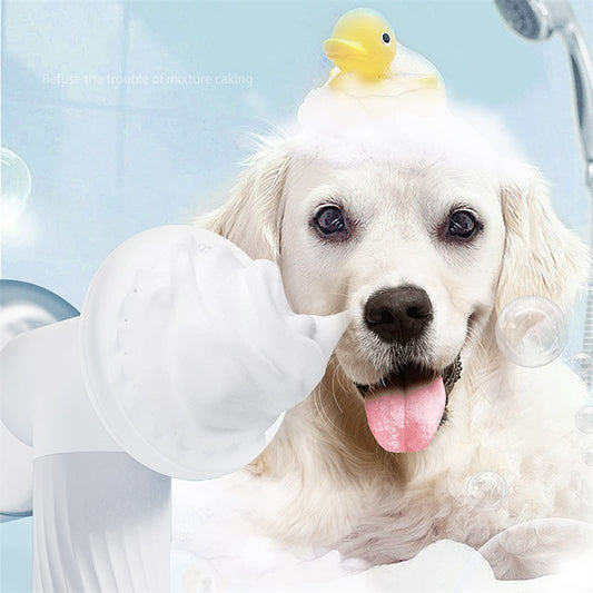 Automatic Foaming Bath Brush for Dogs and Cats detalle