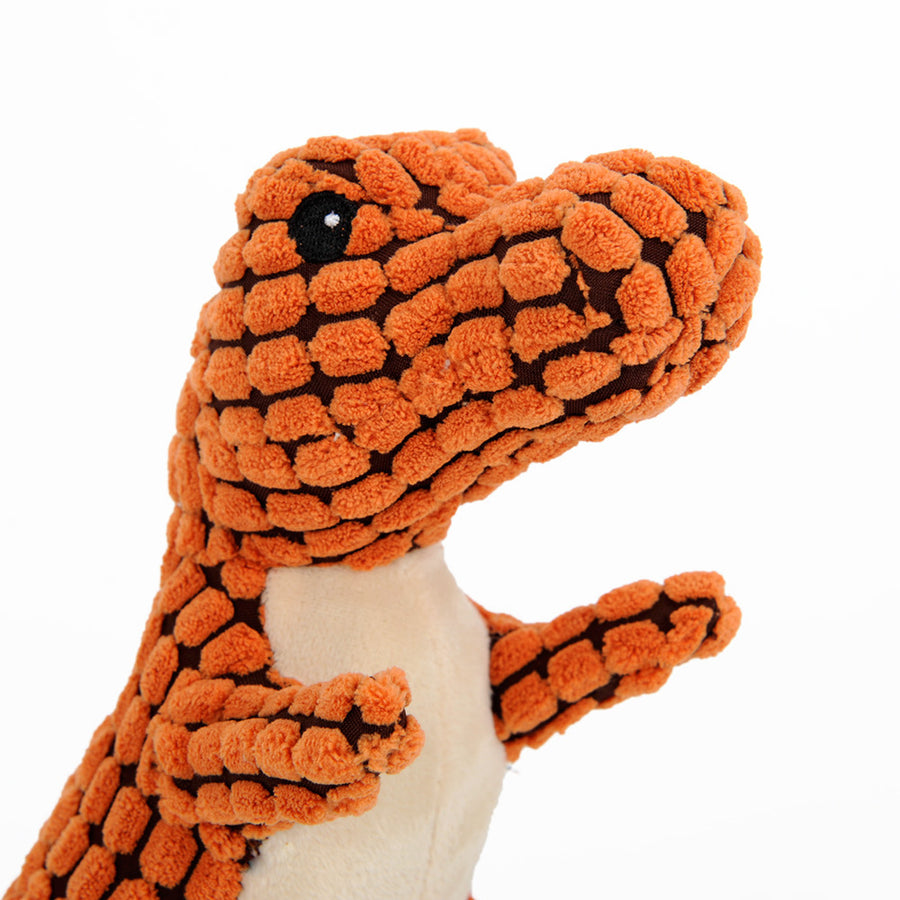 Plush Dinosaur Chew Toy for Dogs