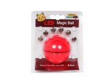 LED Rolling Laser Ball Toy for Cats Rojo