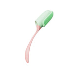 Silicone Finger Toothbrush for Dogs and Cats Verde y Rosa