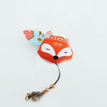 Catnip Fox Plush Kicker Toy for Cats