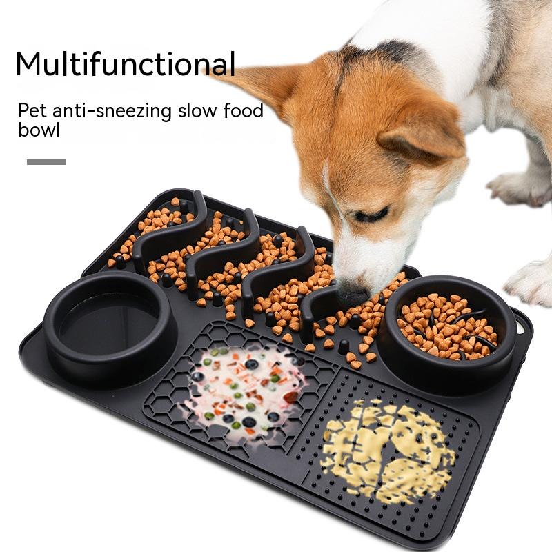 Silicone Slow Feeder Licking Mat for Dogs