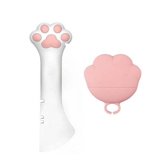 Cat Paw Canned Food Scoop and Lid Gris